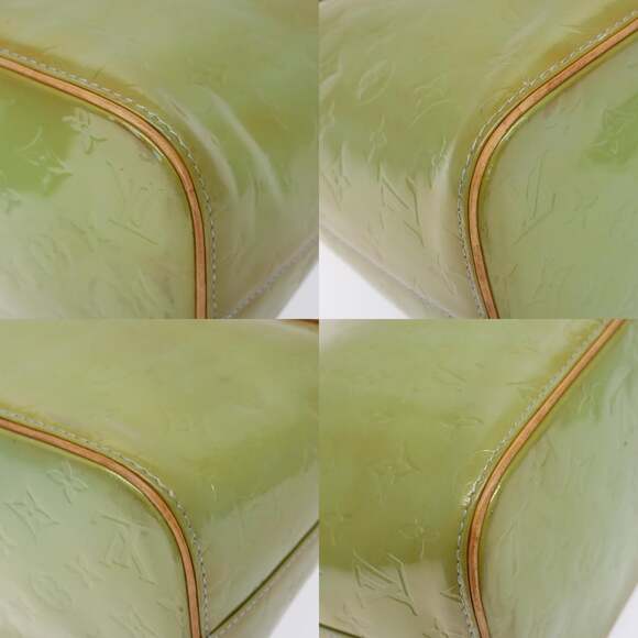 LOUIS VUITTON Monogram Vernis Houston Hand Bag Baby Blue M91005 - Picture 10 of 13